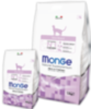 Monge Cat Natural Superpremium Sterilized Сухой корм для взрослых кастрированных котов и стерилизованных кошек с курицей