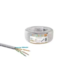 Кабель витая пара TDM ELECTRIC народный U/UTP Cat 5e 4х2х24AWG CCA PVC, серый SQ0107-0113 на отрез