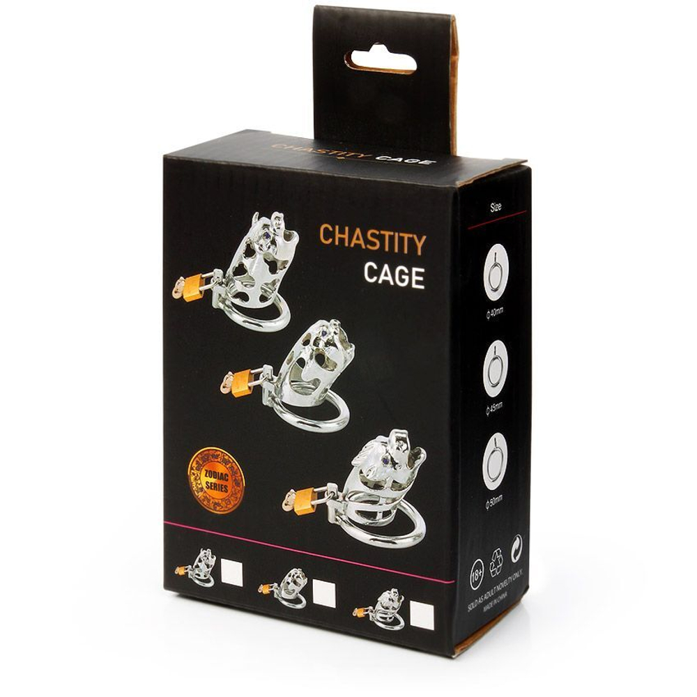 Серебристый сувенирный пояс верности в виде петуха (Цвет: серебристый)