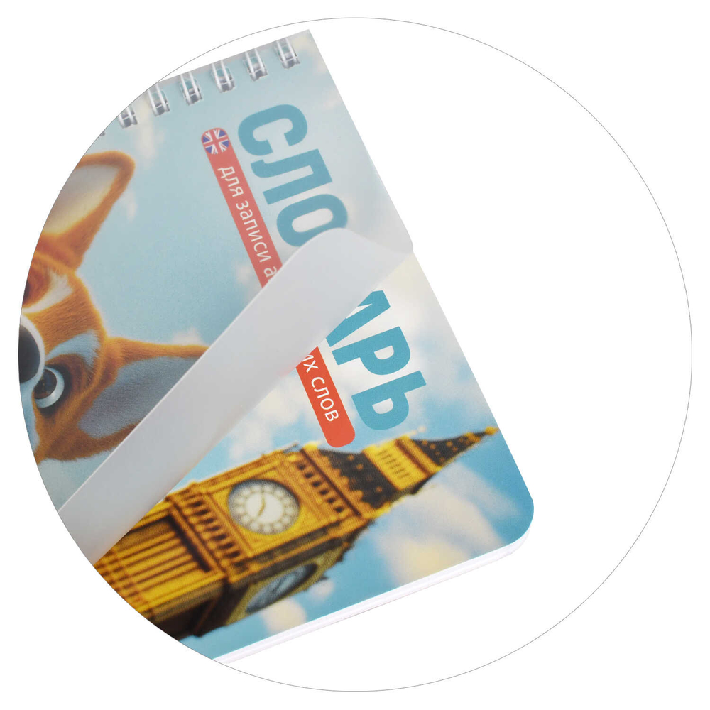 Тетрадь для записи иностранных слов КОРГИ В ЛОНДОНЕ