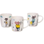 Кружка керамическая 350мл «Мышиная семейка»