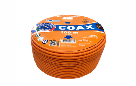 SAT 703E Plus AVS Electronics LSZH (нг(А)-HF), оранжевый (упк. 30м)