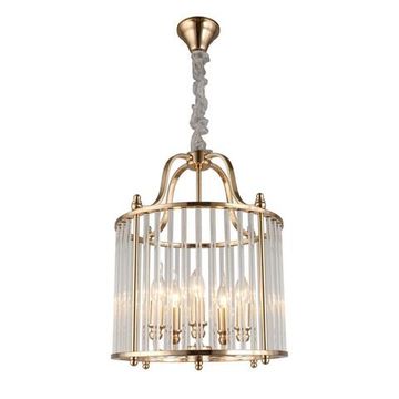 Светильник подвесной 5*E14 APL.726.16.05 латунь Joanna Aployt