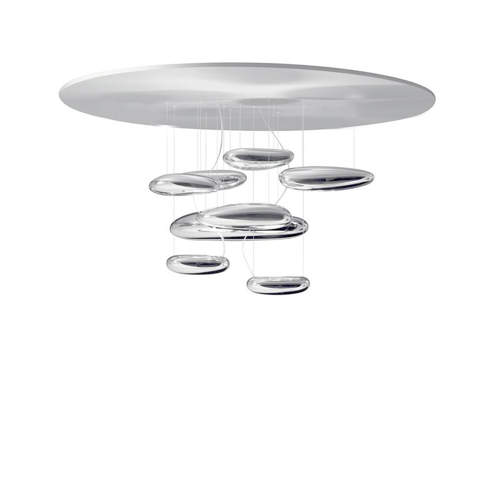 Ceiling design lamp  Mercury by Artemide (6 lampshades)