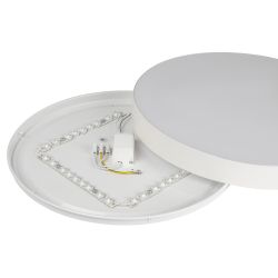 Светильник потолочный светодиодный ЭРА Классик без ДУ Relict 38 SPB-6-40 4К WH 40W 4000K Белый