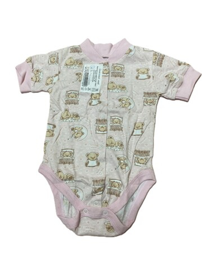 Боди короткий рукав на кнопках из кулирки (100% хлопок) на рост 68 см