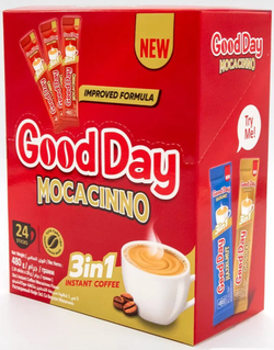 Кофе растворимый Good Day 3в1 Мокачино, 24 шт. по 20 грамм