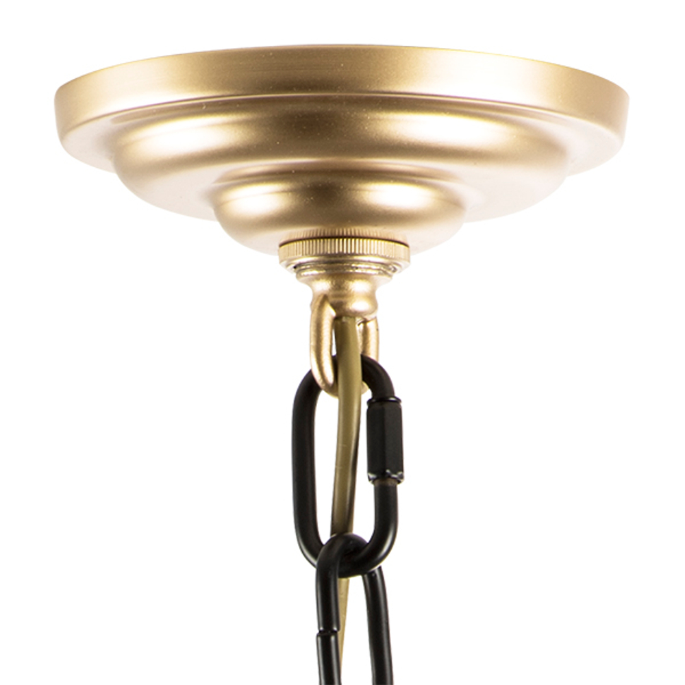 762117 Люстра ENNA 11х40W E14 ЧЕРНЫЙ/ЗОЛОТО