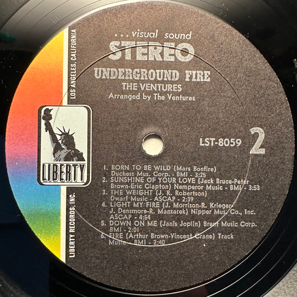 The Ventures - Underground Fire (США 1969г.)