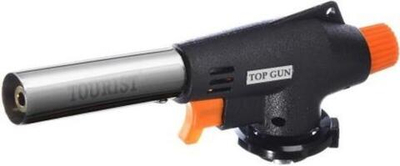 Горелка газовая TOP GUN (TT-330) с пьезоподжигом, "Tourist",