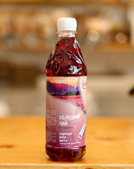 Холодный чай по-крымски (каркаде, роза, мята) 500 мл ТМ Нажужжали