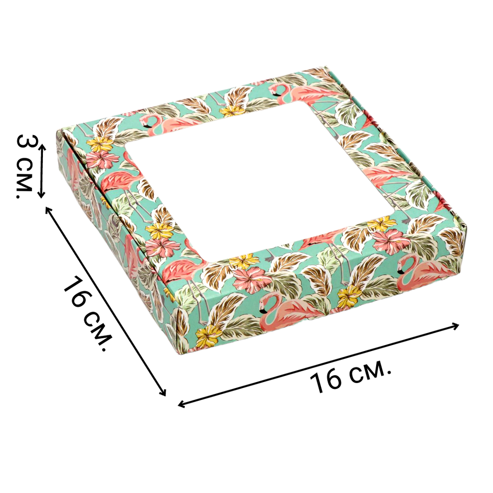 Коробочка для печенья «РАЙ», 16 х 16 х 3 см