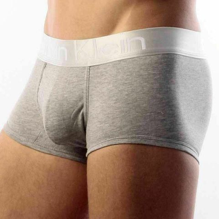 Мужские трусы боксеры серые Calvin Klein Mens Steel Gray CK01105