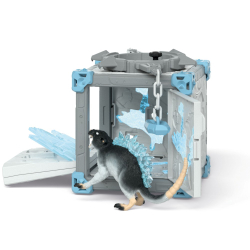 Schleich Eldrador Creatures - Боевая пещера BattleCave + Ледяная крыса 42676