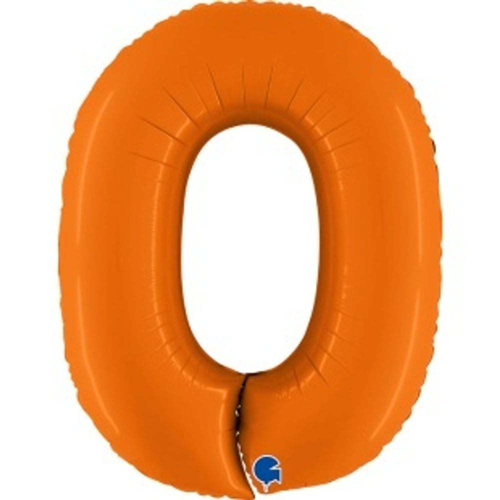 Г ЦИФРА 0 40" Пастель Оранжевый