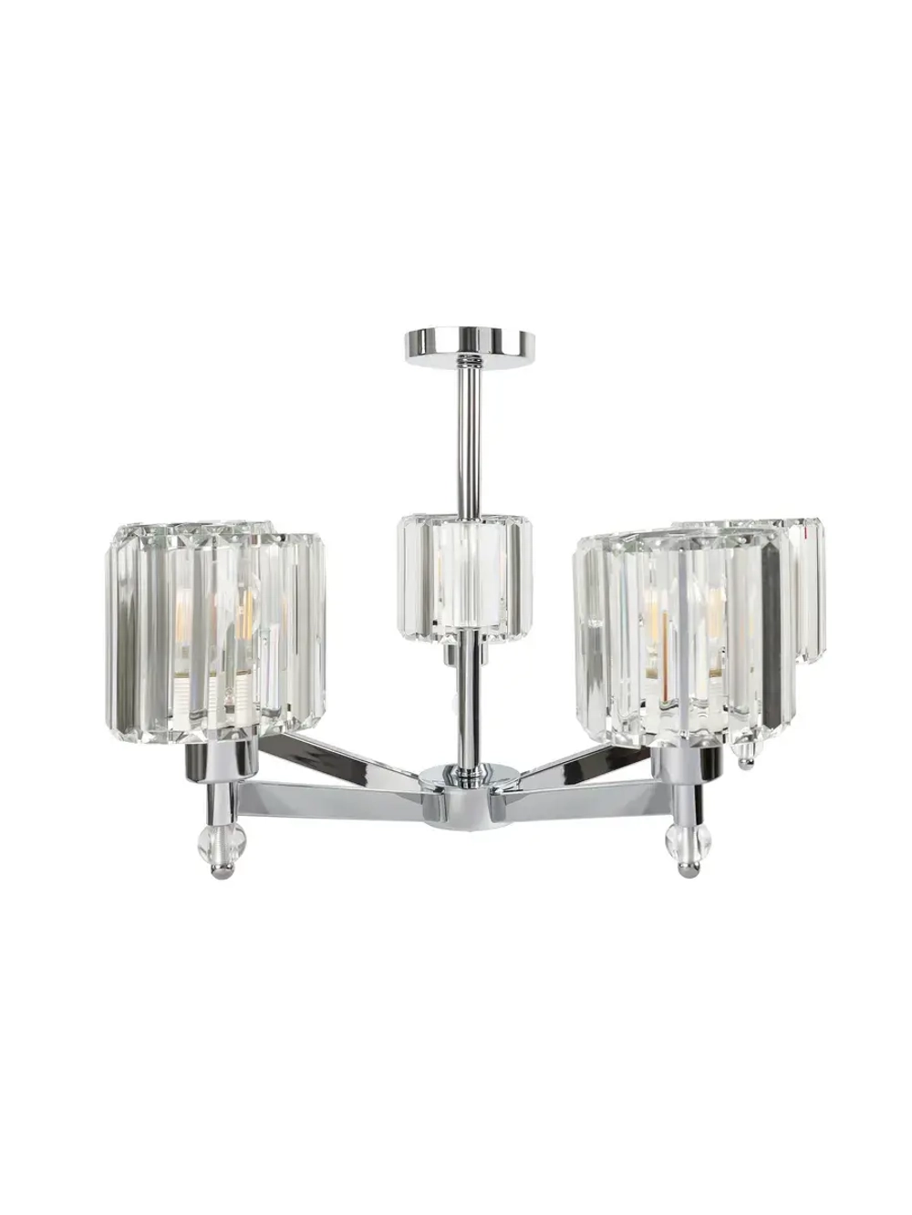 Потолочная люстра 5*E27*60Вт хром