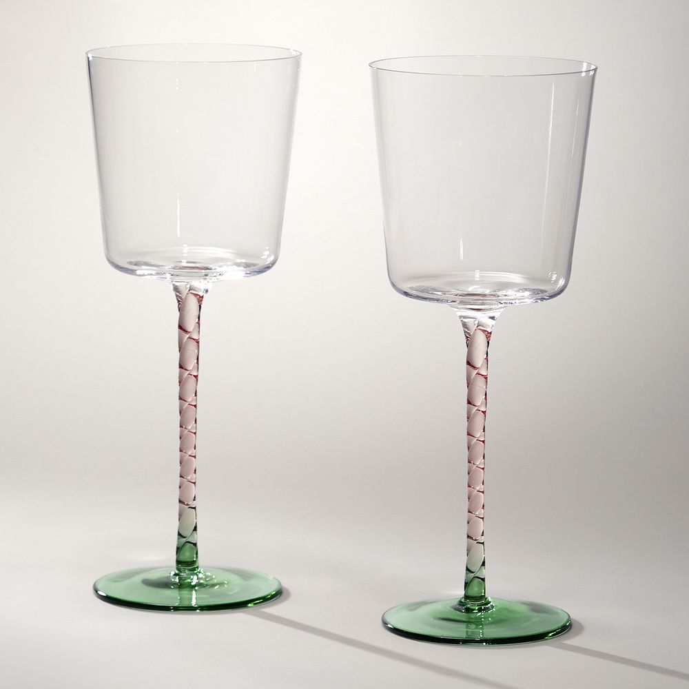 НАБОР БОКАЛОВ ДЛЯ ВИНА ИЗ 2-Х ШТУК "BLOSSOM" 360 МЛ