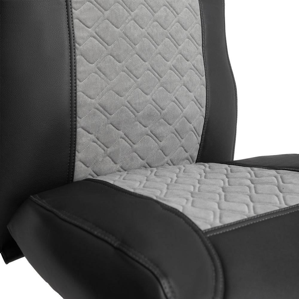 Чехлы MAN TGS (экокожа, серый)