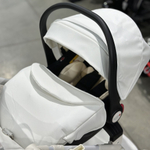 Коляска-трансформер 3 в 1 LUXMOM 608-2 с автолюлькой, коричневая