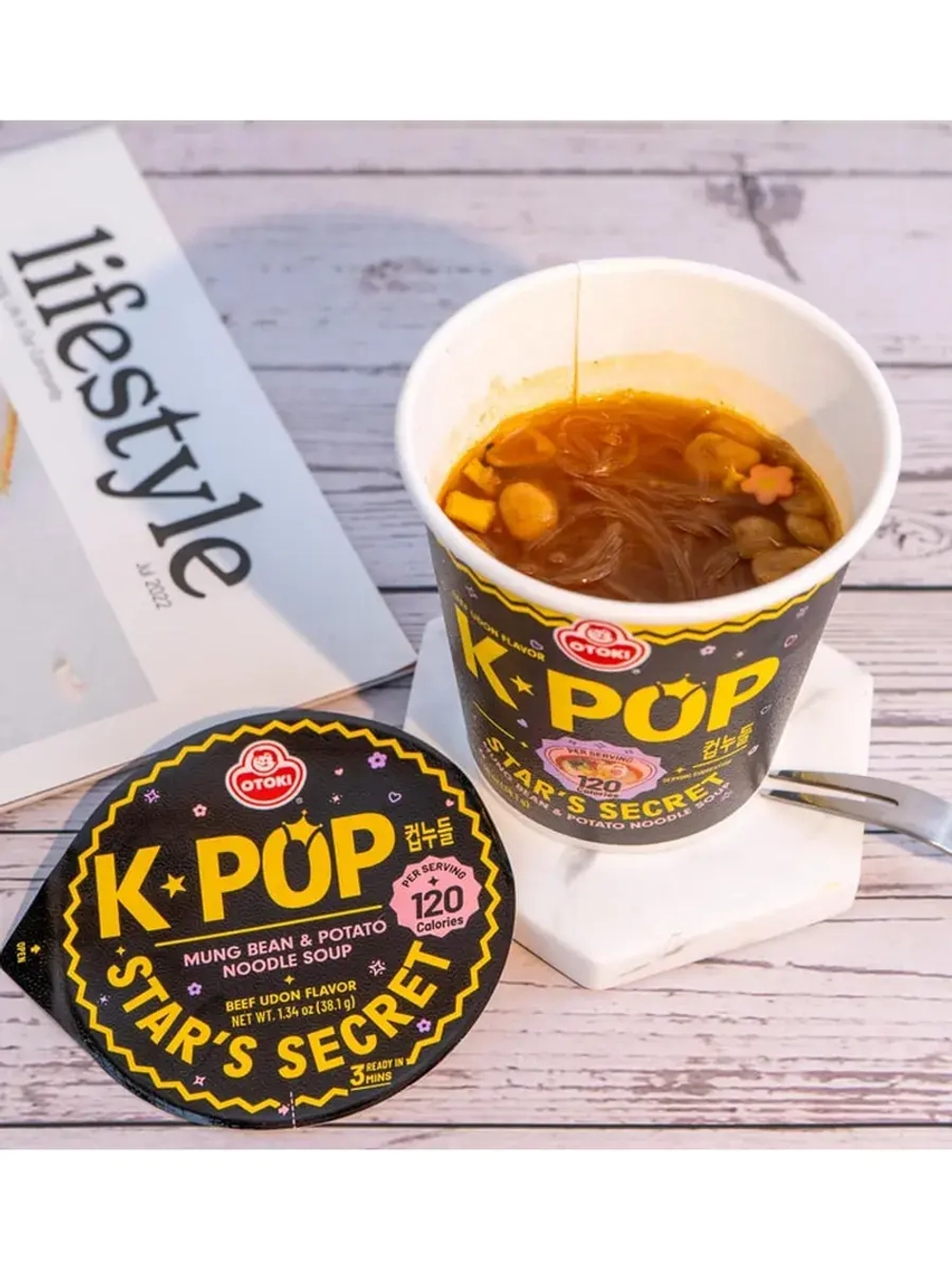 Лапша K-Pop Star's Secret со вкусом говядины 37,8 г * 6 шт