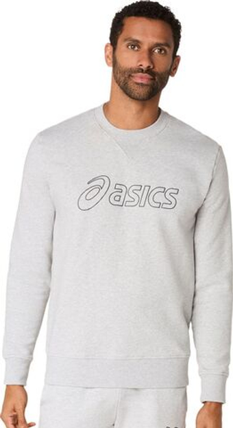 Мужская теннисная кофта Asics Sweat - light grey heather
