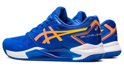 Мужские кроссовки теннисные Asics Gel-Challenger 13 Clay - tuna blue/sun peach