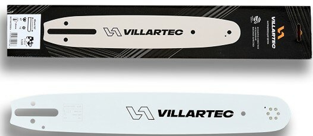 Шина для бензопилы VILLARTEC 40 см/16" 1,6 мм/0,063" .325" арт 261166700001