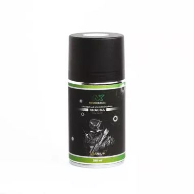 "Черный армейский", краска для оружия в баллоне "Titanium", NK Novokraska