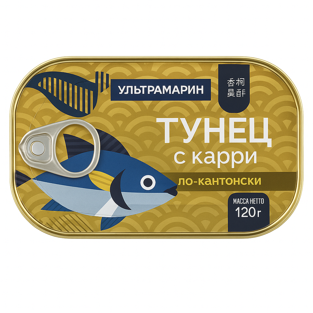 Филе тунца с карри по-кантонски Ультрамарин 120 гр