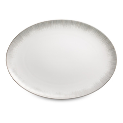 Блюдо овальное 38см Narumi Сверкающая платина