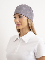 Шапочка медицинская, принт "Кошки", серая