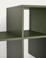 Модульный стеллаж Ina из МДФ с зелёным лаком 80 x 80 см