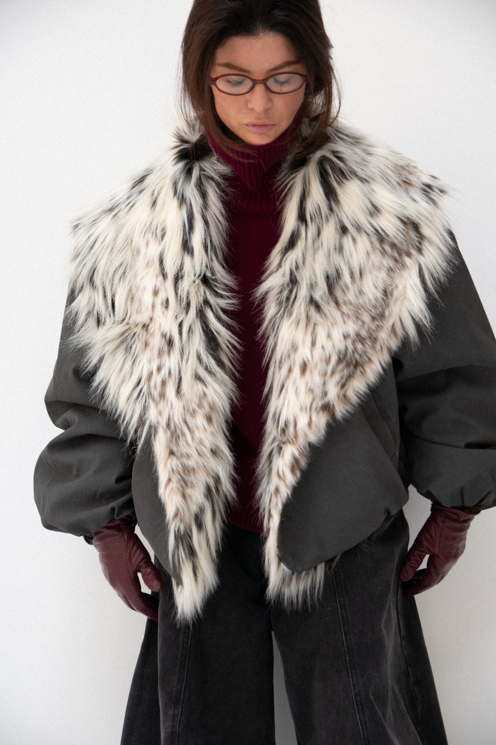 Куртка с эко-мехом FINN