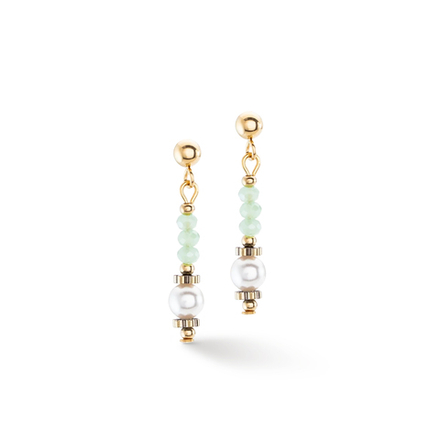 Серьги Coeur de Lion Light Green 4434/21-0520
