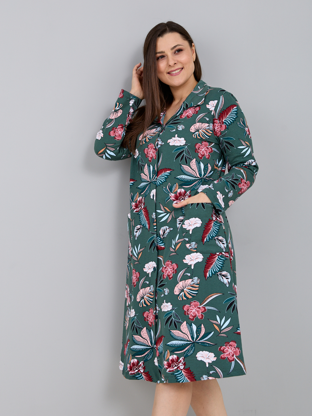 Халат Х-552/хаки-тропик