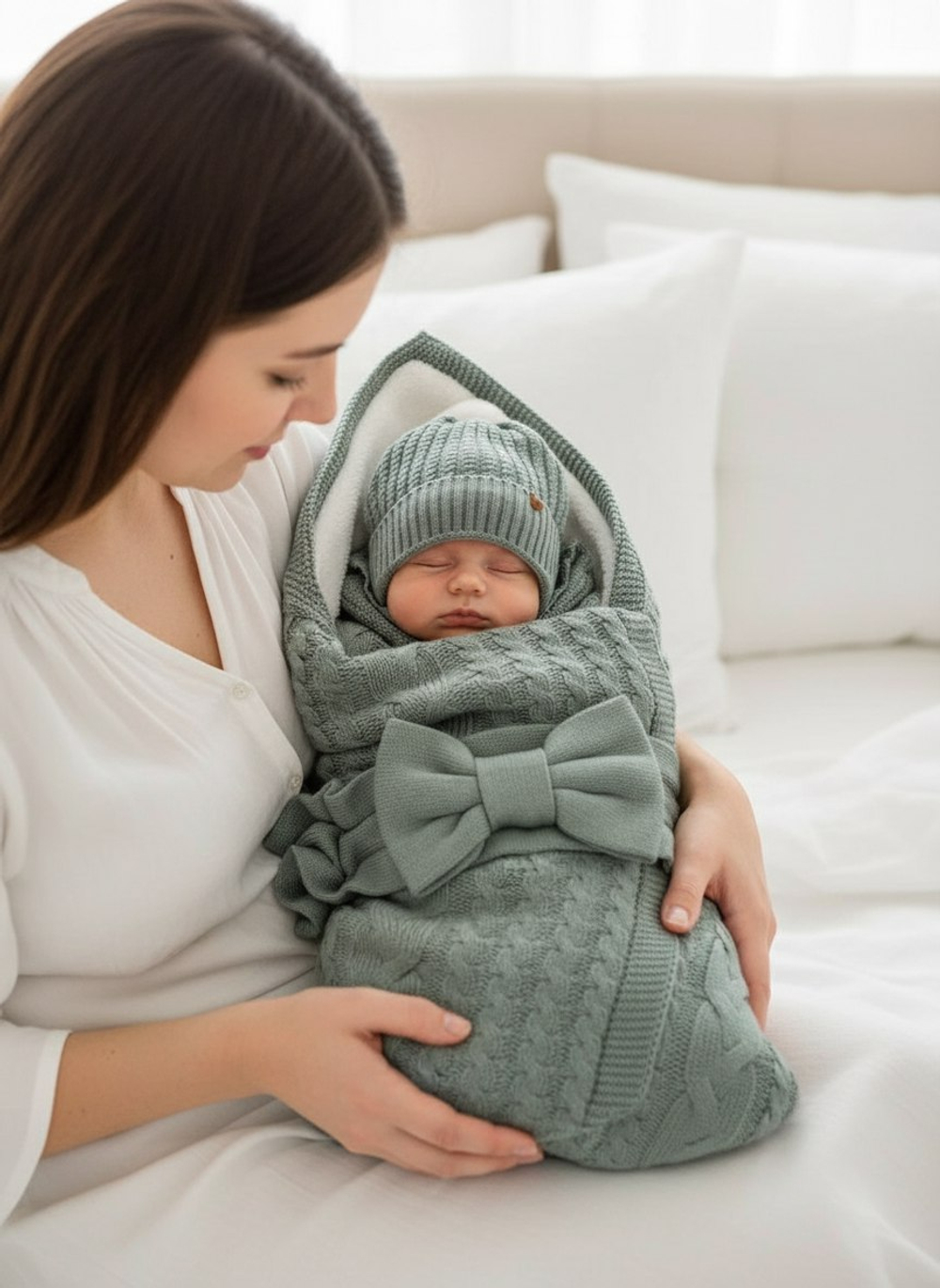 Конверт на выписку для новорожденных