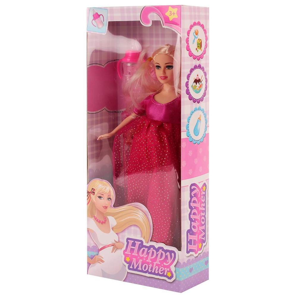 Кукла тип Модель беременная 32см, коробка YY1055