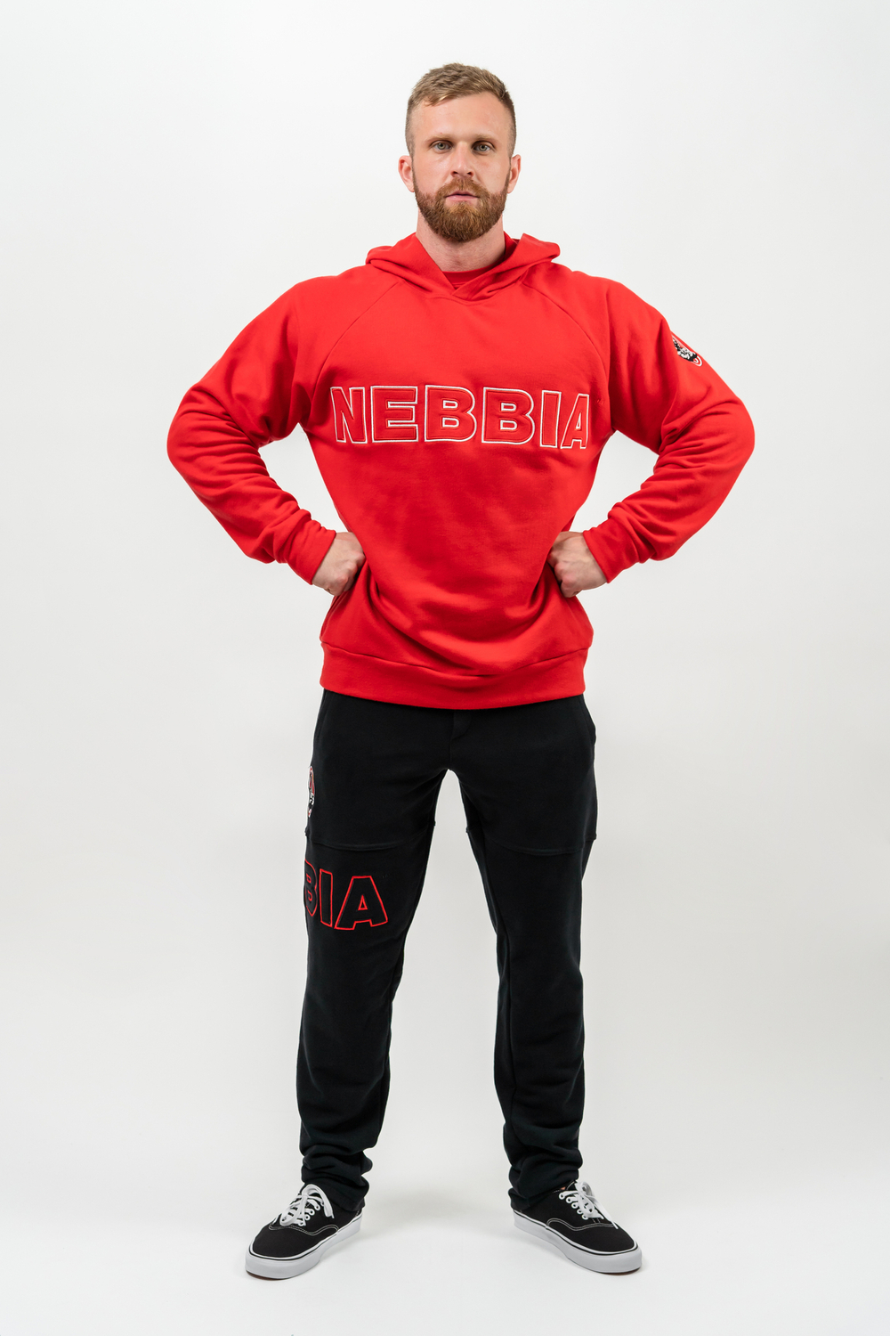 Толстовка LONG PULLOVER HOODIE LEGACY 704 Красная