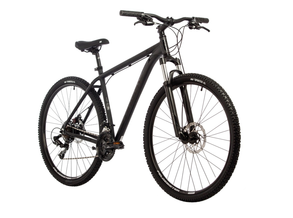 Велосипед STINGER 29" ELEMENT EVO черный, алюминий, размер 18"