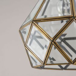 Citilux Витра-1 CL442110 Подвесной светильник витражный Бронза