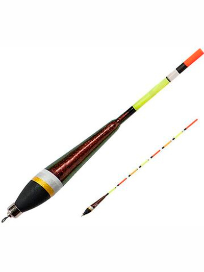 Поплавок для рыбалки Briscola BS-702-220 с подгр. "матч", "мультиколор" антенна, в упаковке 10 штук