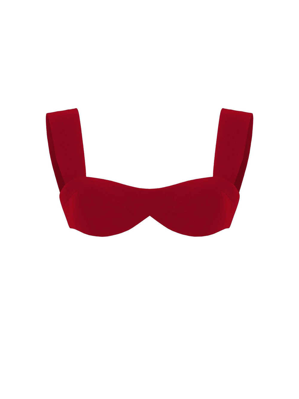 Топ-бра с широкими лямками