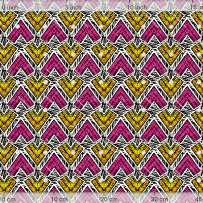 Вышивка бохо зигзаг by OlgaLIS 968 DPI