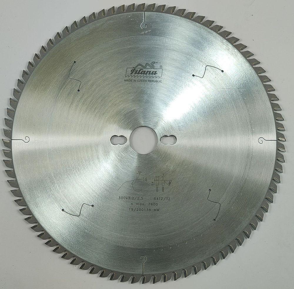 Пила дисковая TCT "Pilana" 300x3.2/2.2x30 z84 97 TZ/TZ CORIAN