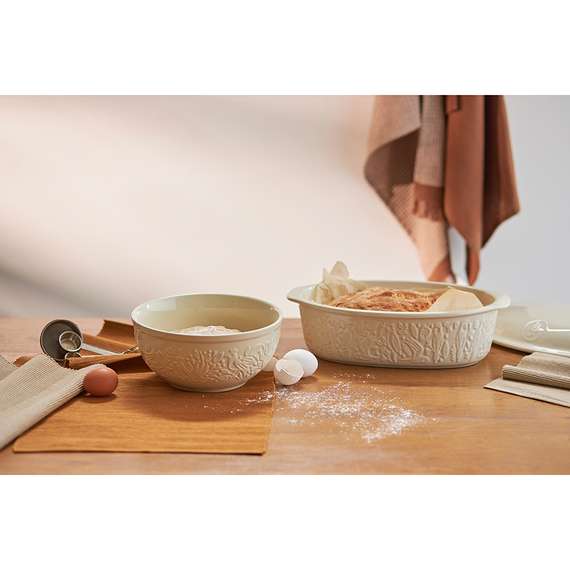 Миска для смешивания birds of paradise, 2,6 л, кремовая