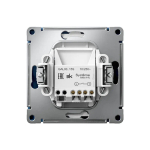 ARTGALLERY 1-клавишный ВЫКЛЮЧАТЕЛЬ КНОПОЧНЫЙ, 10А, механизм, быстрозажим. клем., АКВАМАРИН