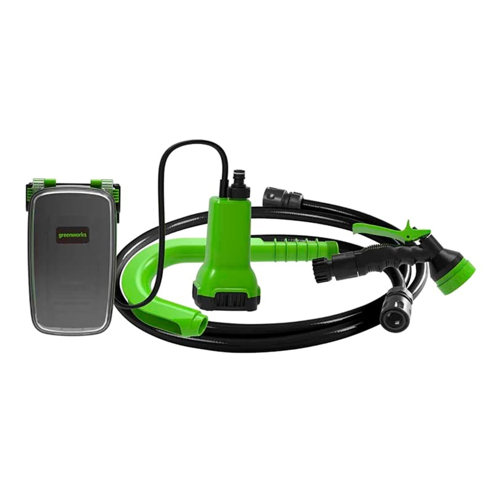 Насос аккумуляторный для полива из бочки Greenworks Арт. 3401007, 24V