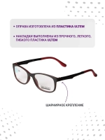 Оправа для очков с магнитными накладками 3в1