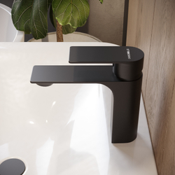 Смеситель для раковины STWORKI Гриндстед S29010BK черный