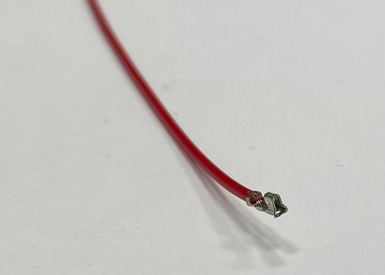 Контакт HB с проводом обжатый красный 300мм